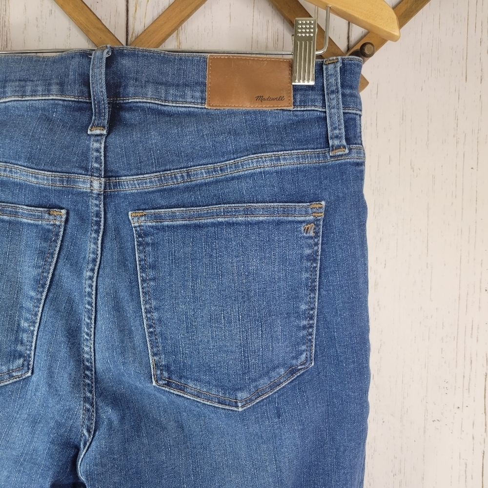 Blue High-Rise Skinny Jeans - Women's - Picture 4 of 7